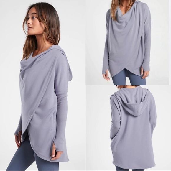 Athleta Purana Wrap Sweatshirt In 